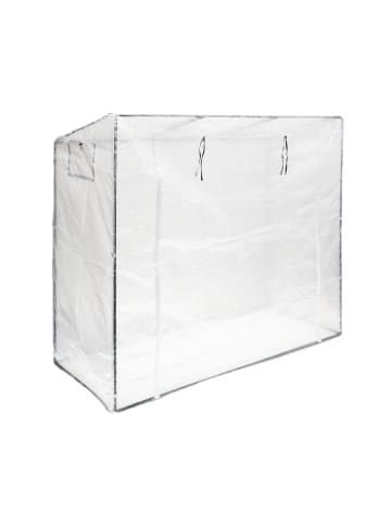 relaxdays Tomatengewächshaus in Transparent - (B)200 x (H)160 x (T)82 cm