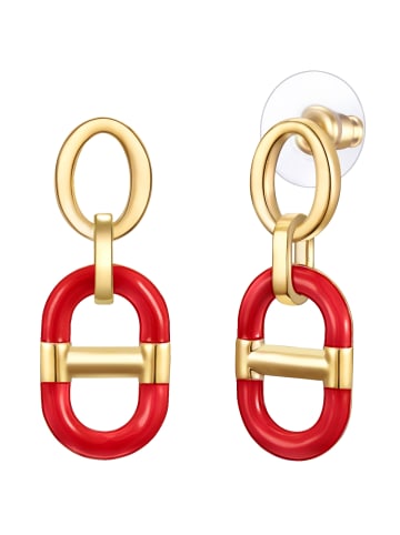 Lulu & Jane Ohrhänger aus Metall-Legierung in gelbgold