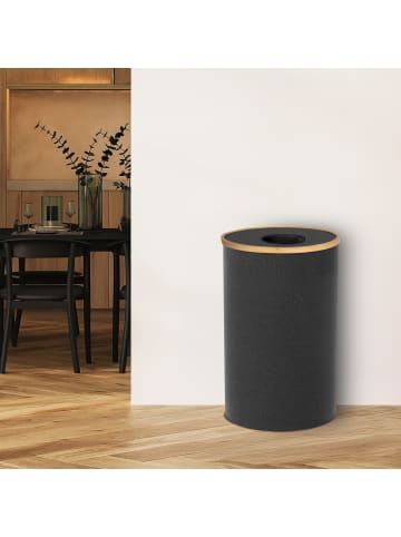 relaxdays Pfandflaschen Sammelbehälter in Schwarz - 100 l