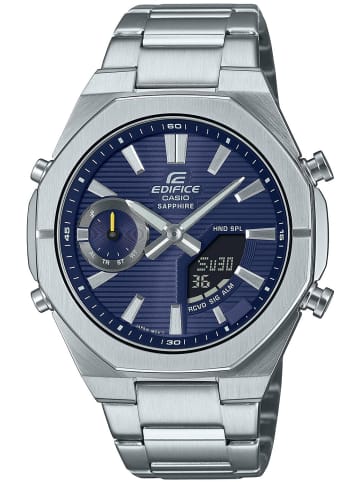 Casio Edifice Herrenuhr Bluetooth Stahl/Blau