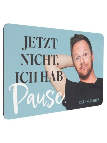 Ralf Schmitz Ralf Schmitz Brettchen Jetzt nicht, ich hab Pause Frühstücksbrettchen in blau