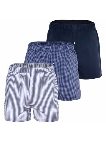 Lacoste Web-Boxershorts 3er Pack in Blau