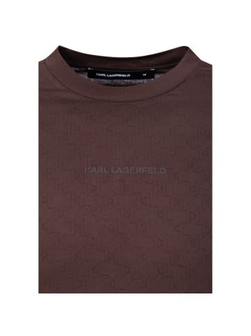 Karl Lagerfeld T-Shirt 755070 in dunkelbraun
