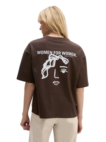 Marc O'Polo Woman's Day T-Shirt regular in Burnt Coffee