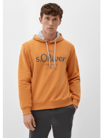 s.Oliver Sweatshirt langarm in Orange