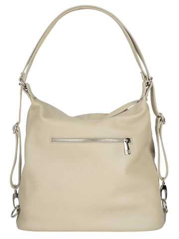 Samantha Look Rucksack echt Leder in beige