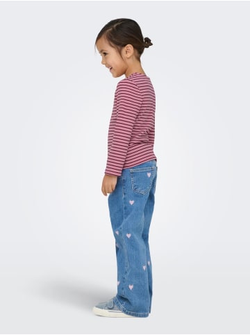 KIDS ONLY Rippstrick Langarmshirt Kmgmaude Mini in sea pink