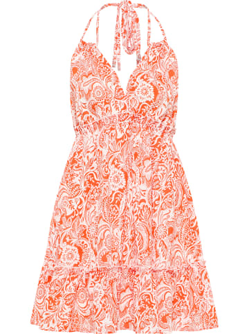 IZIA Damen Sommerkleid in Rot Weiss