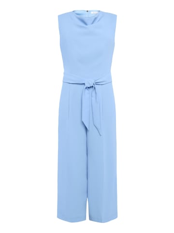 BETTY & CO Jumpsuit mit Wasserfallausschnitt in Hellblau