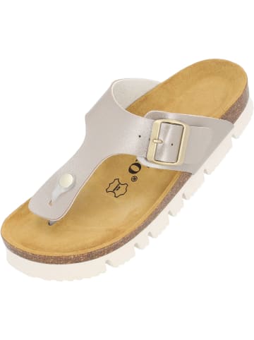 palado Zehentrenner in beige metallic