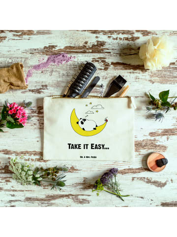 Mr. & Mrs. Panda Federmappe Panda Easy mit Spruch in Weiß