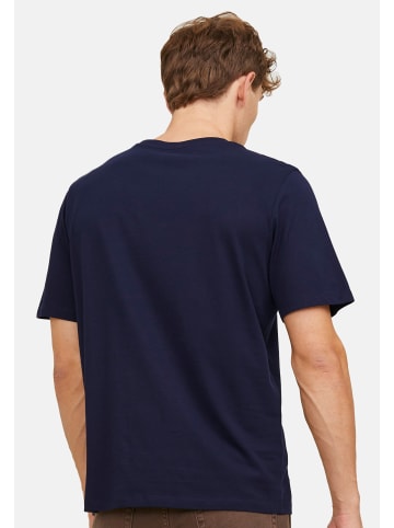 Jack & Jones T-Shirt Essentials in Weiß / dunkelblau
