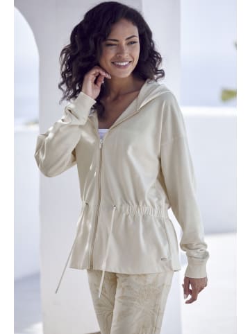 LASCANA Sweatjacke in silber grau