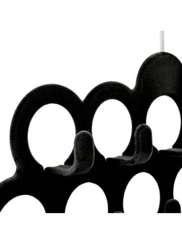 5five Simply Smart Velours-Bügel für Schals, Gürtel in Schwarz, (B) 3 x (H) 20,5 x (L) 30,5 cm