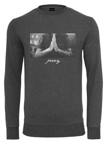 Mister Tee Crewneck-Sweater in charcoal