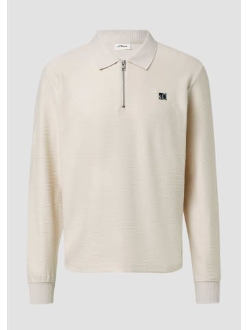 s.Oliver Sweatshirt in 9000_hellgrau