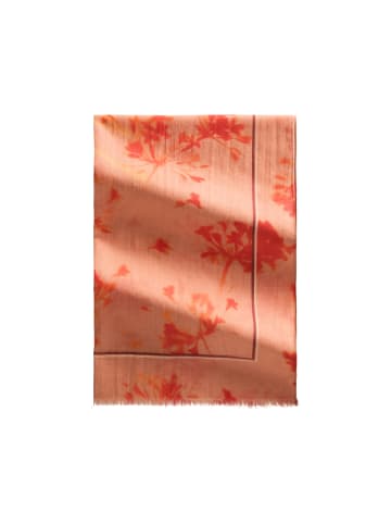 Marc O'Polo Schal mit Allover-Print in Medium Orange