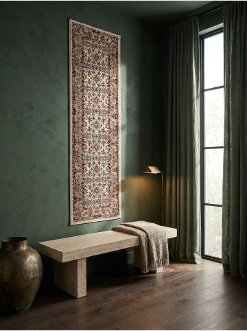 KADIMA DESIGN Teppich Kurzflor Strapazierfähig GLAZERT Berber Wohnzimmer in Multicolor-Rosa