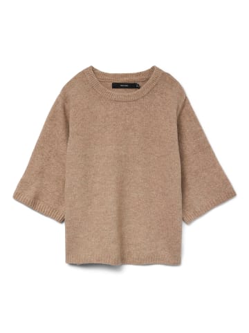 Vero Moda Strickpullover in Warm Taupe