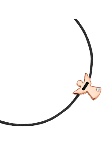 Glanzstücke München Armband Engel aus Sterling Silber mit Lab Grown Diamond in roségold