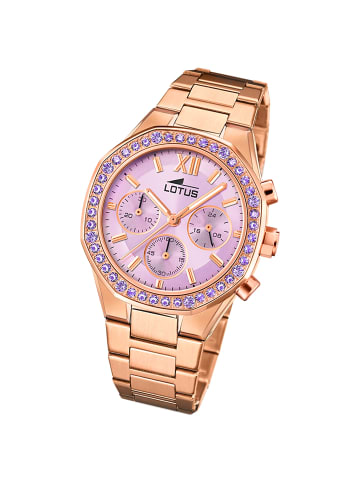Lotus Chronograph-Armbanduhr Lotus Classic rosegold mittel (ca. 38mm)