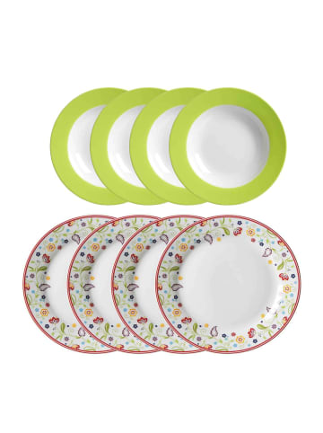 Ritzenhoff & Breker 8er Set Tafelservice Shanti Doppio bunt in bunt