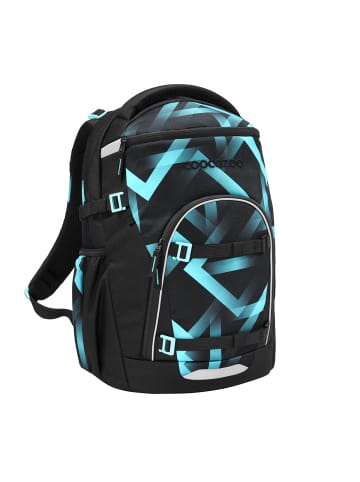 Coocazoo Schulrucksack BYTE "Laser Lights" in Schwarz/Blau