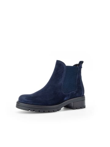 Gabor Comfort Chelsea Boots in blau