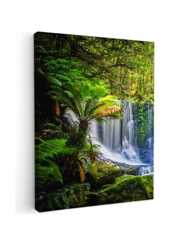 MuchoWow Leinwand bilder Dschungel Wasserfall (BxH)
