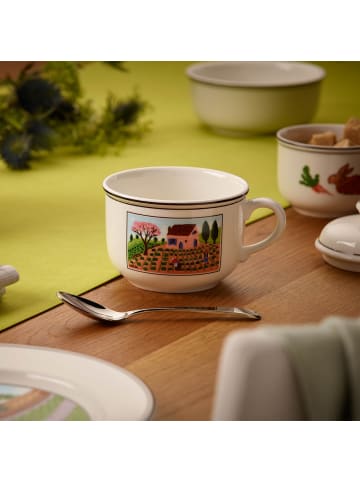 Villeroy & Boch Cappuccinotasse mit Untertasse Design Naif 330 ml in bunt