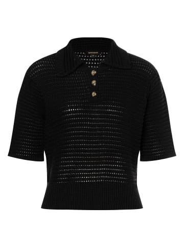 More & More Ajourpullover in black