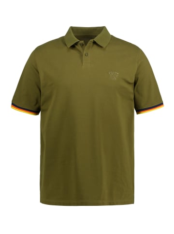 JP1880 Poloshirt in moosgrün