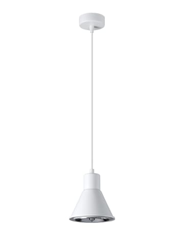 Nice Lamps Hängeleuchte MARTINA 1 Weiß [ES111] (L)14cm (B)14cm (H)120cm