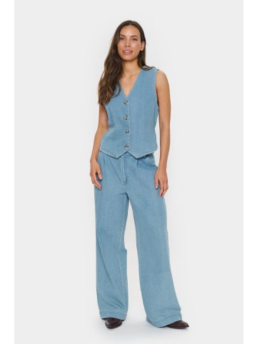 SAINT TROPEZ Weste JaclynSZ Fitted in Smoke Blue