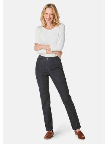 GOLDNER Jeansschlupfhose MARTHA in schwarz