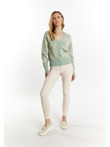 Usha Damen Strickcardigan in Mint Creme