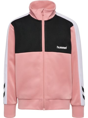 Hummel Kinder Trainingsanzug "Colorblock Tracksuit" in Rosa