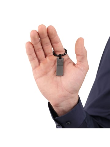 JOOP! Schlüsselanhänger Edelstahl, IP gun in Grau