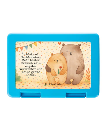 Mr. & Mrs. Panda Lunchbox Bären Liebe Design mit Spruch in Weiß