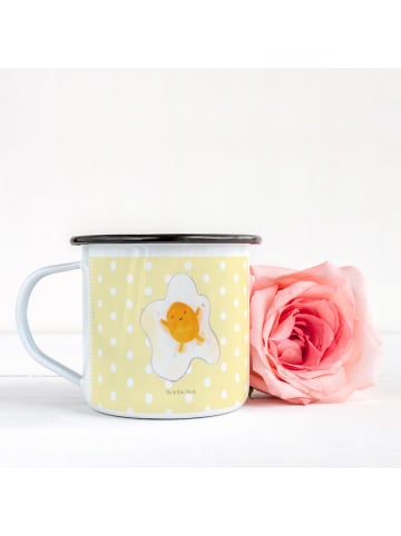 Mr. & Mrs. Panda Pott Spiegelei Ei ohne Spruch in Gelb Pastell