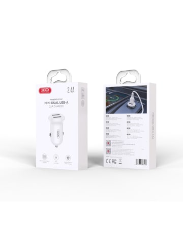 XO XO Kfz-Ladegerät CC67 12W 2x USB weiß