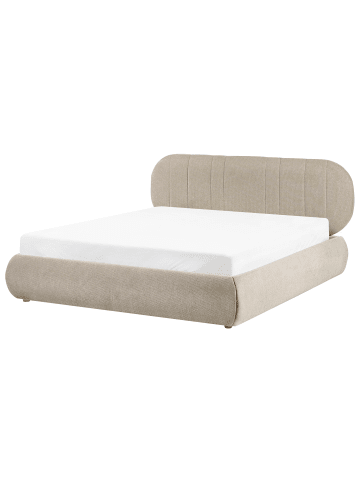Beliani 2-tlg Doppelbett CAMPAN in Beige