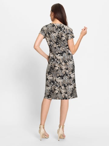 WITT WEIDEN Jerseykleid in grau-ecru-bedruckt