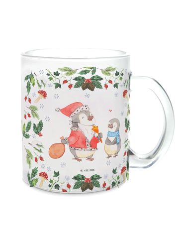 Mr. & Mrs. Panda Kaffeehaferl Pinguin Wunschliste ohne Spruch in Transparent