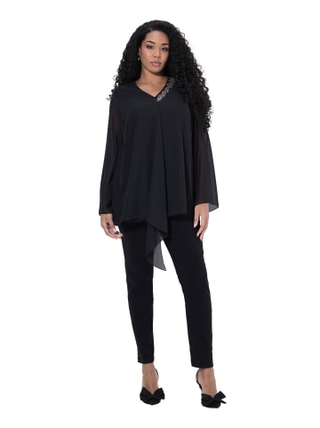 Ulla Popken Bluse in schwarz