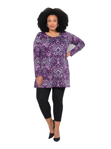 Ulla Popken Longshirt in dunkles lila