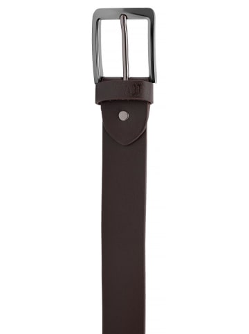 Reichstadt Herren Fashion Gürtel Echtleder in Dark Brown