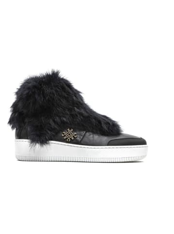 Mr&Mrs Italy Blau Leder Damen Sneaker