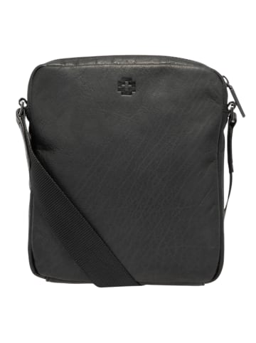 Strellson Brian Umhängetasche Leder 22 cm in black