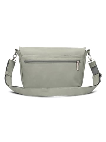Zwei Mademoiselle.M Messenger 33 cm Laptopfach sage